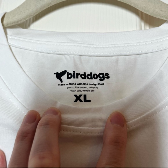 Birddogs White and Blue Short Sleeve Tee Size XL - Picture 4 of 7